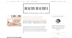 Desktop Screenshot of healthybeautiful.com